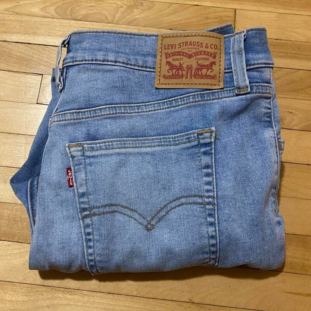 Levi's Light Blue Straight Jeans for Men